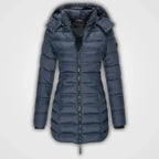 Manteau Long Matelassée à Capuche pour Femme | Idéale pour l’Hiver