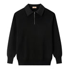 Pull à Demi-Zip avec Coupe Droite pour Hommes | Idéal pour un Usage Quotidien
