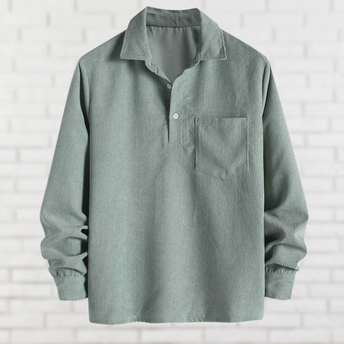 Chemise À Manches Longues Avec Poche Poitrine Pour Homme | Idéal Pour Usage Quotidien