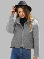 Veste Décontractée À Fermeture Zippée Pour Femme | Idéal Pour Le Quotidien