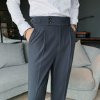 Pantalon Slim-Fit avec Coupe Ajustée pour Homme | Idéal pour le Travail et les Occasions Formelles