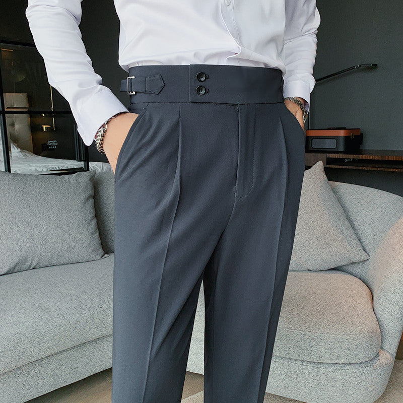 Pantalon Slim-Fit avec Coupe Ajustée pour Homme | Idéal pour le Travail et les Occasions Formelles