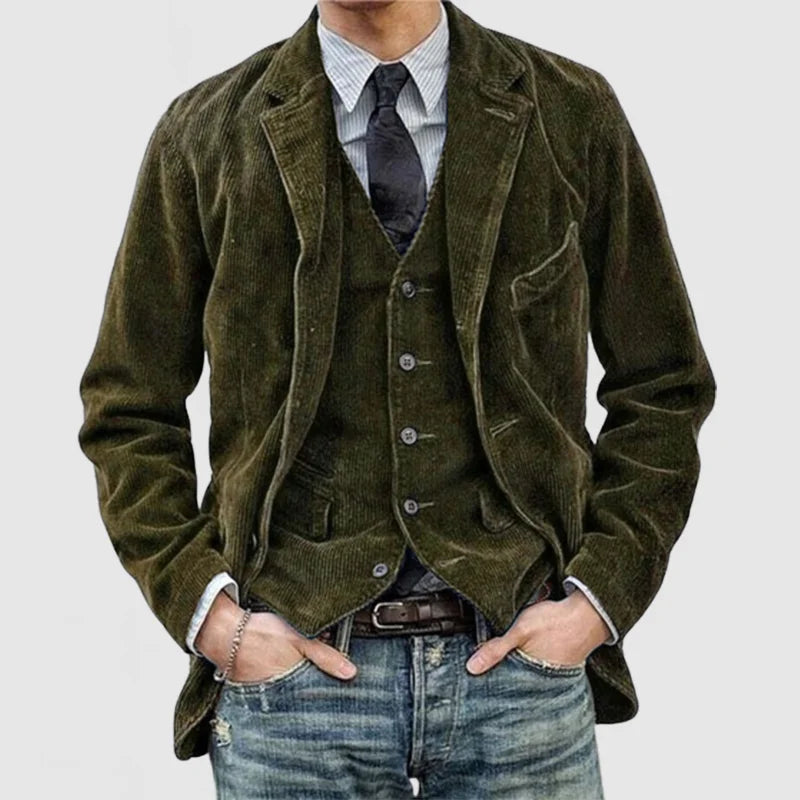 Blazer À Boutons Avec Coupe Structurée Pour Homme | Idéal Pour Le Bureau Et Les Sorties