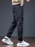 Pantalon De Jogging Avec Taille À Cordon Pour Homme | Idéal Pour Usage Quotidien Et Activités