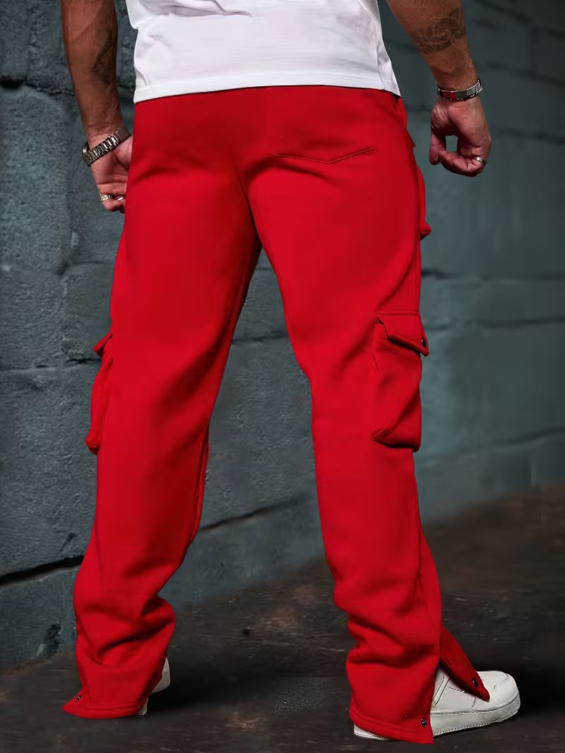 Pantalon Jogger Cargo Avec Taille Élastique Et Poches Multiples Pour Hommes | Idéal Pour Les Tenues Décontractées