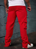 Pantalon Jogger Cargo Avec Taille Élastique Et Poches Multiples Pour Hommes | Idéal Pour Les Tenues Décontractées