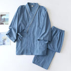 Ensemble Deux Pièces avec Haut Kimono et Pantalon pour Homme | Idéal pour Un Usage Quotidien