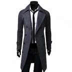 Trench-Coat Homme À Double Boutonnage Avec Ceinture Ajustable | Idéal Pour La Mi-Saison Et Un Usage Quotidien