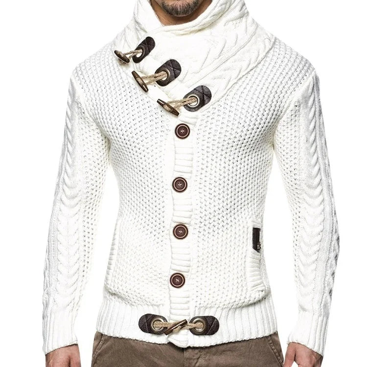 Pull Tricoté à Coupe Ajustée pour Homme | Idéal pour des Occasions Décontractées et Semi-Formelles