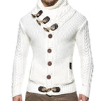 Pull Tricoté à Coupe Ajustée pour Homme | Idéal pour des Occasions Décontractées et Semi-Formelles