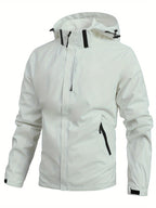 Veste Légère avec Poches Fonctionnelles et Fermeture Zippée pour Hommes | Idéale pour Activités de Plein Air et Quotidien