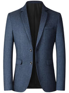 Blazer Slim-Fit avec Fermeture à Deux Boutons pour Homme | Idéal pour les Occasions Professionnelles et Formelles