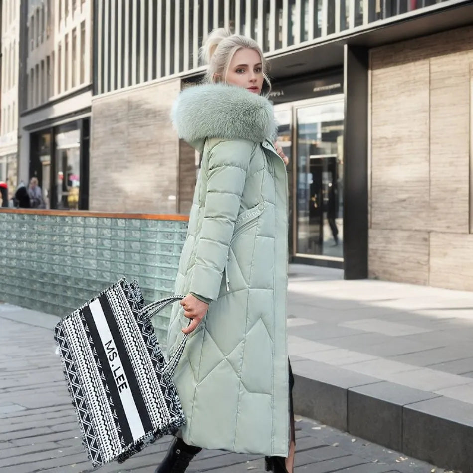 Manteau Long Avec Coupe Prolongée Pour Adultes | Idéal Pour L’Hiver
