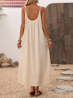 Robe Longue à Bretelles Fines pour Femme | Idéale pour les Vacances d'Été