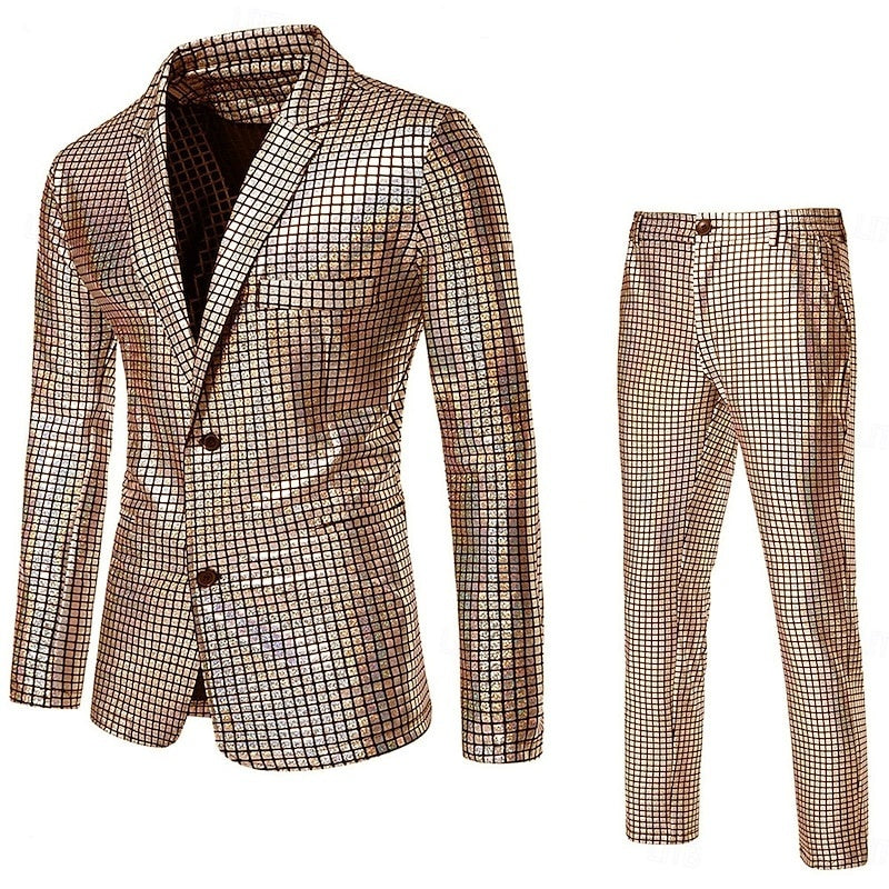 Costume Deux Pièces Pour Hommes | Idéal Pour Réunions Et Occasions Formelles