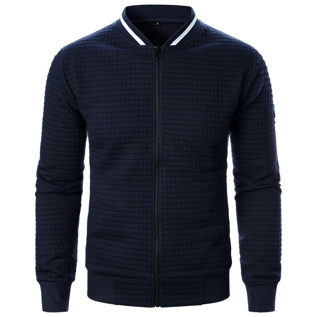 Pull avec Fermeture Zippée et Coupe Droite pour Hommes | Idéal pour un Usage Quotidien