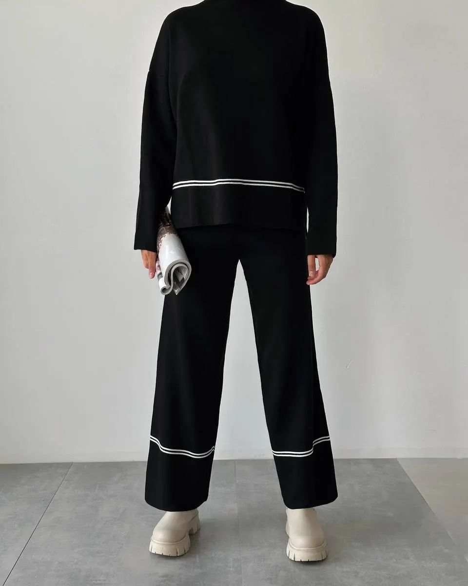 Ensemble Deux Pièces Avec Haut Et Pantalon Pour Femmes | Idéal Pour Usage Quotidien Et Sorties