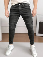Jean Classique à Coupe Droite pour Homme | Idéal pour Le Printemps et l’Été