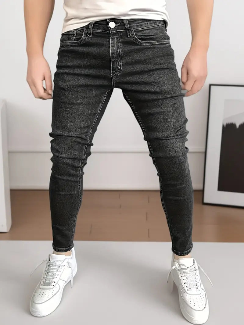 Jean Classique à Coupe Droite pour Homme | Idéal pour Le Printemps et l’Été