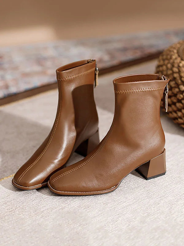 Bottes Avec Fermeture Zippée Pour Femmes | Idéales Pour Un Usage Quotidien