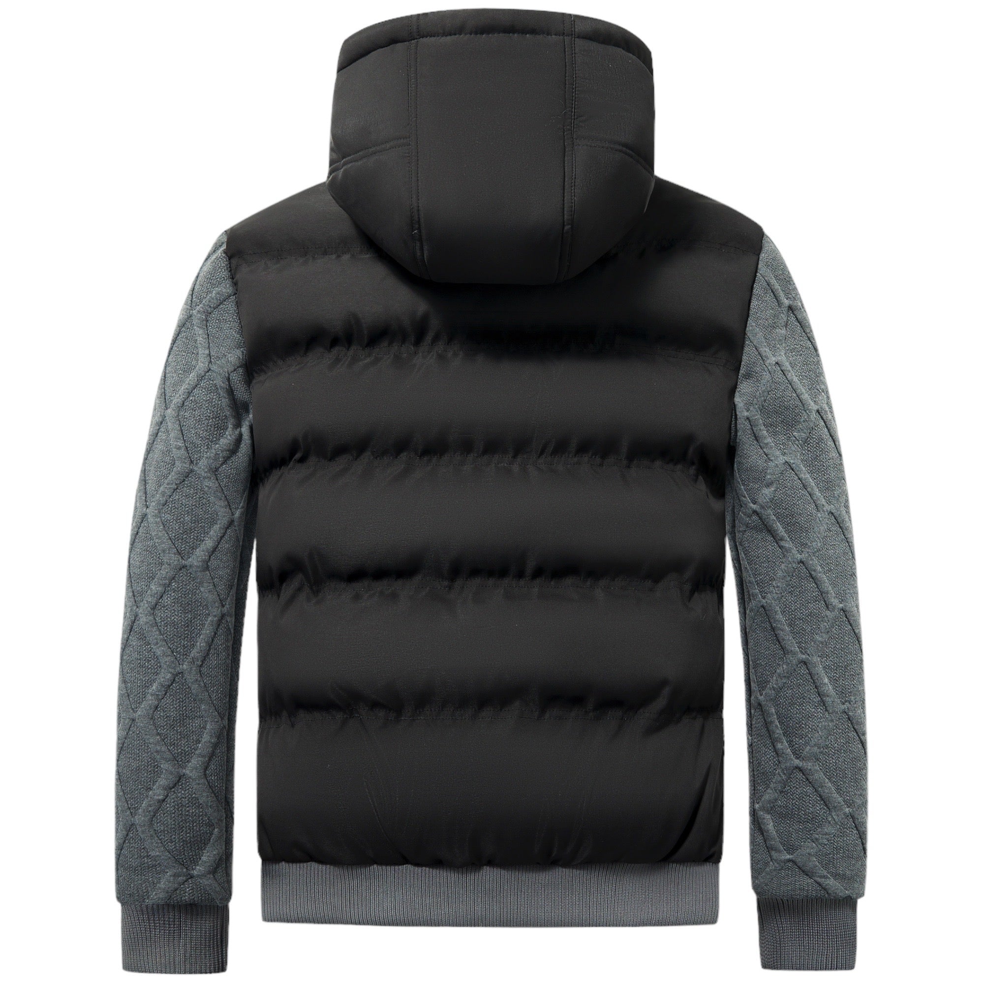 Veste Matelassée avec Capuche Ajustable pour Homme | Idéale pour l’Hiver