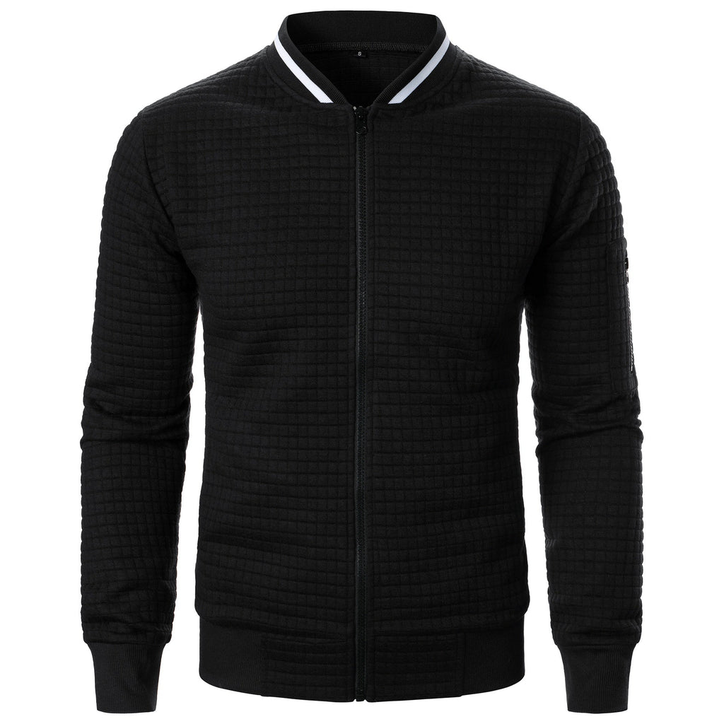 Pull avec Fermeture Zippée et Coupe Droite pour Hommes | Idéal pour un Usage Quotidien