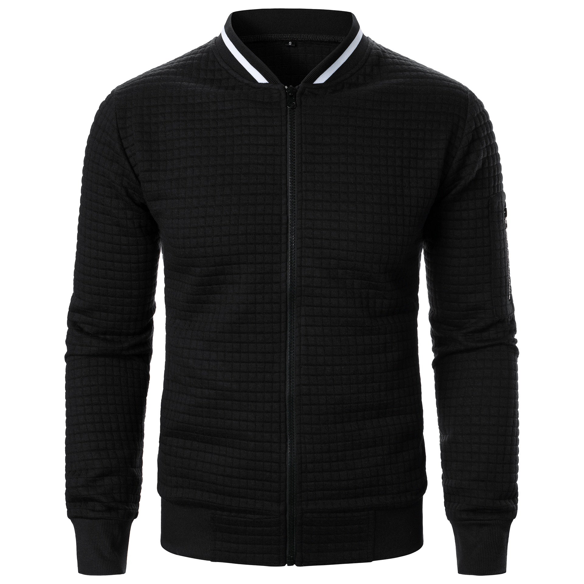 Pull avec Fermeture Zippée et Coupe Droite pour Hommes | Idéal pour un Usage Quotidien