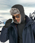 Bonnet d’Hiver avec Cache-Oreilles et Taille Réglable pour Adultes | Idéal pour les Activités Extérieures