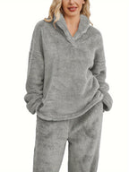 Ensemble Loungewear avec Sweat À Capuche Et Pantalon pour Femme | Idéal pour L’Automne Et L’Hiver