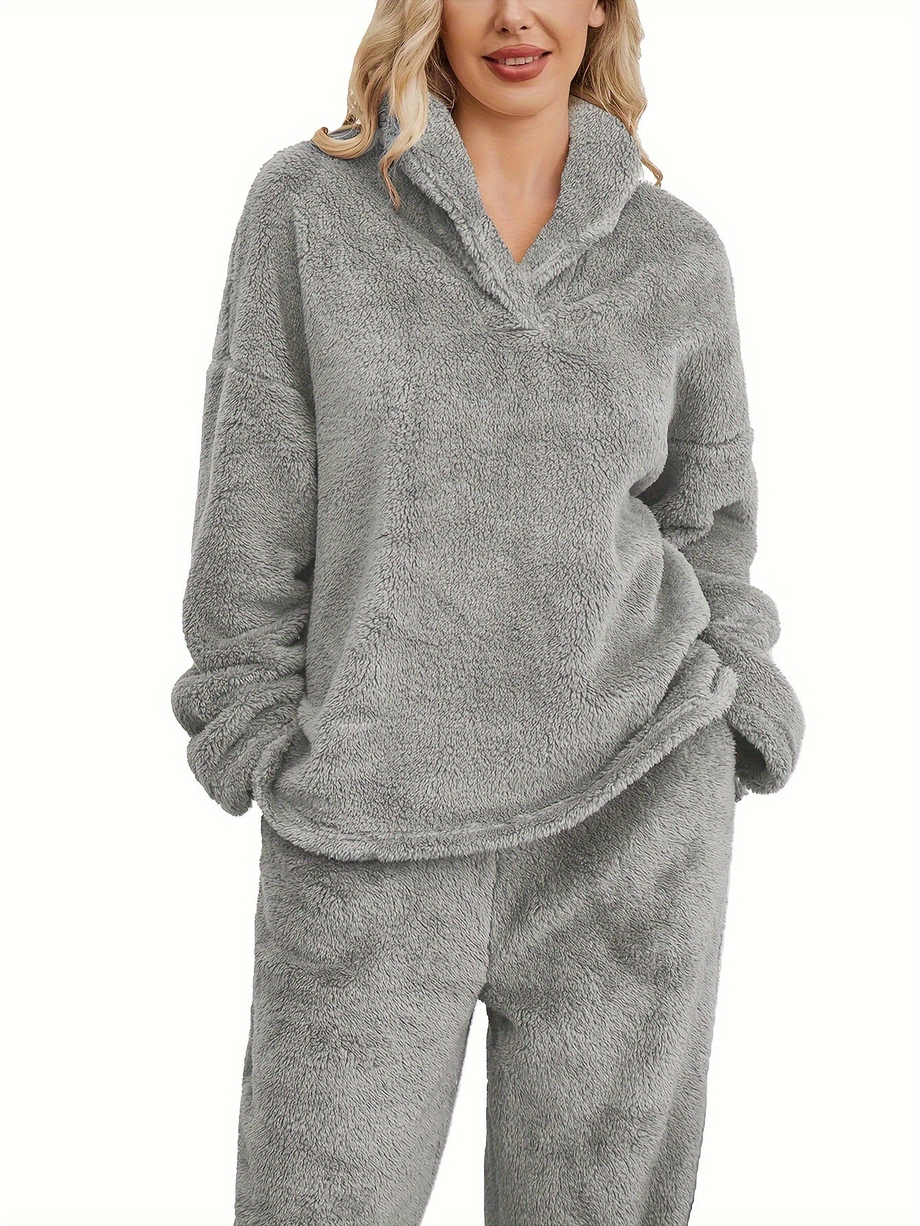 Ensemble Loungewear avec Sweat À Capuche Et Pantalon pour Femme | Idéal pour L’Automne Et L’Hiver