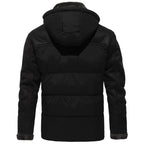 Doudoune D'Hiver avec Capuche Amovible pour Hommes | Idéale pour Les Journées Froides
