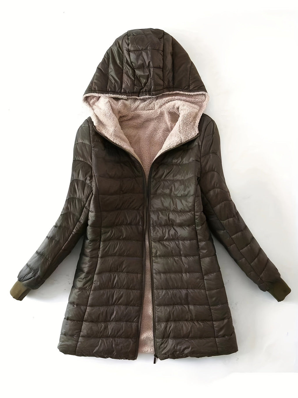 Veste Longue À Fermeture Zippée Pour Femme | Idéale Pour La Saison Froide