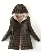 Veste Longue À Fermeture Zippée Pour Femme | Idéale Pour La Saison Froide
