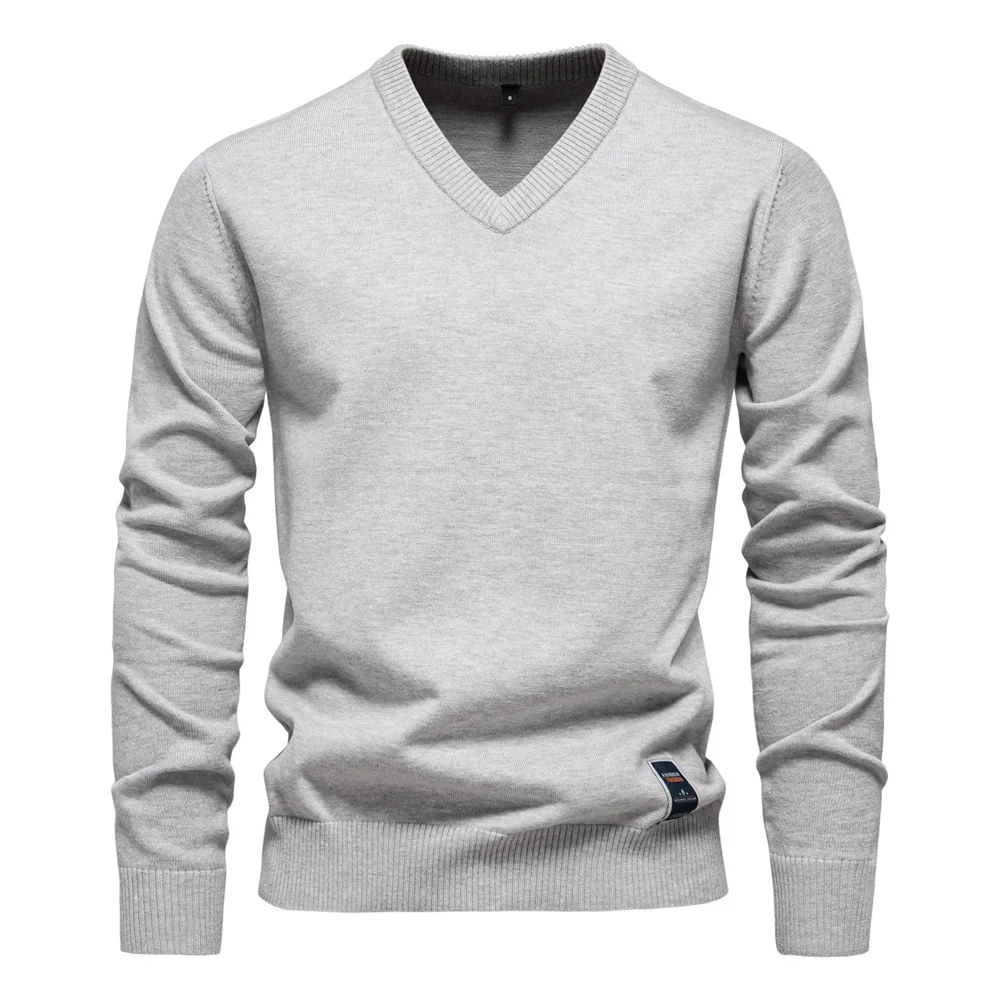 Pull À Col V Avec Coupe Régulière Pour Hommes | Idéal Pour Usage Quotidien