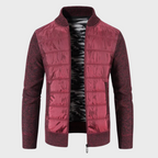 Veste Hybride avec Col Haut et Fermeture Zippée pour Homme | Idéale pour Mi-Saison