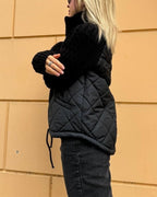 Veste Zippée à Col Haut pour Femme | Idéale pour la Saison d’Hiver