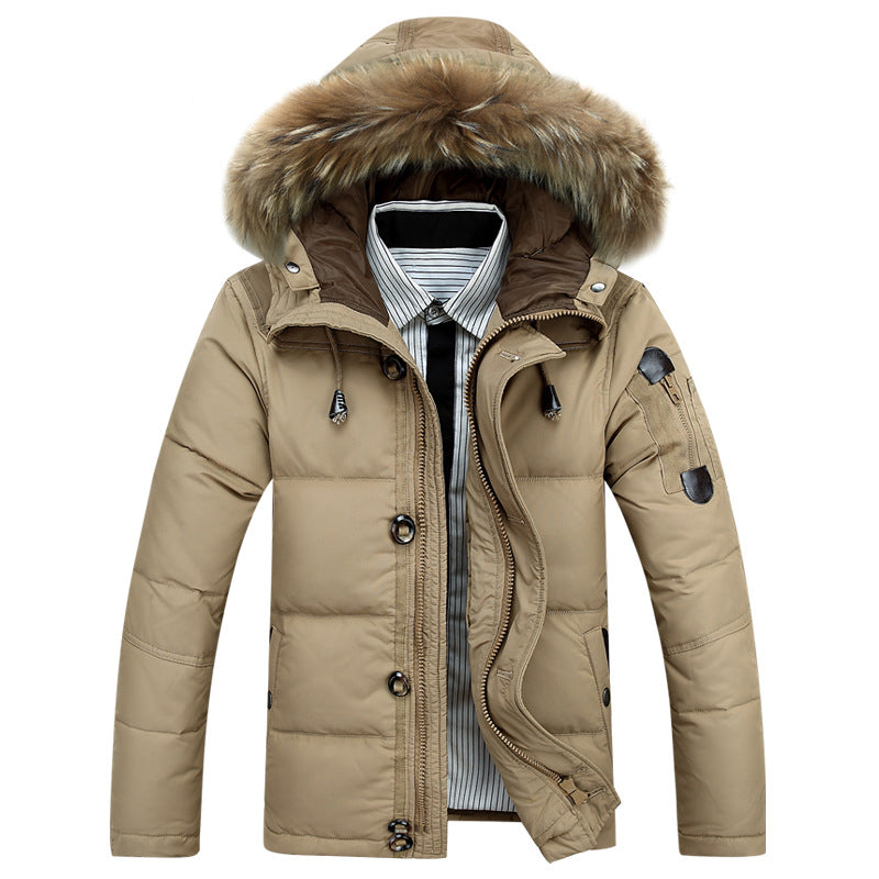 Parka Longue Avec Capuche Et Coupe Droite Pour Hommes | Idéale Pour La Saison Hivernale