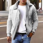 Veste D’hiver Avec Doublure Intérieure Et Col Haut Pour Hommes | Idéale Pour La Saison Froide