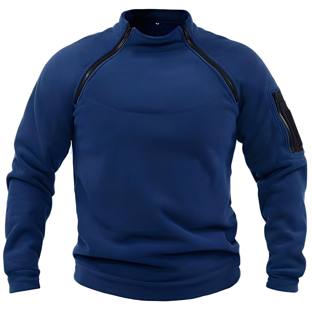 Sweat-Shirt Fonctionnel avec Fermetures Zippées pour Adultes | Idéal pour les Activités Hivernales