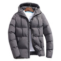 Veste D'hiver Avec Capuche Et Poches Fonctionnelles Pour Homme | Idéale Pour La Saison Froide
