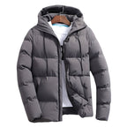 Veste D'hiver Avec Capuche Et Poches Fonctionnelles Pour Homme | Idéale Pour La Saison Froide