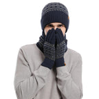 Ensemble Hiver 3 Pièces avec Bonnet, Écharpe et Gants pour Adultes | Idéal pour la Saison Froide
