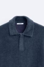 Polo pour Homme avec Col Classique et Finition Texturée | Idéal pour les Journées Fraîches