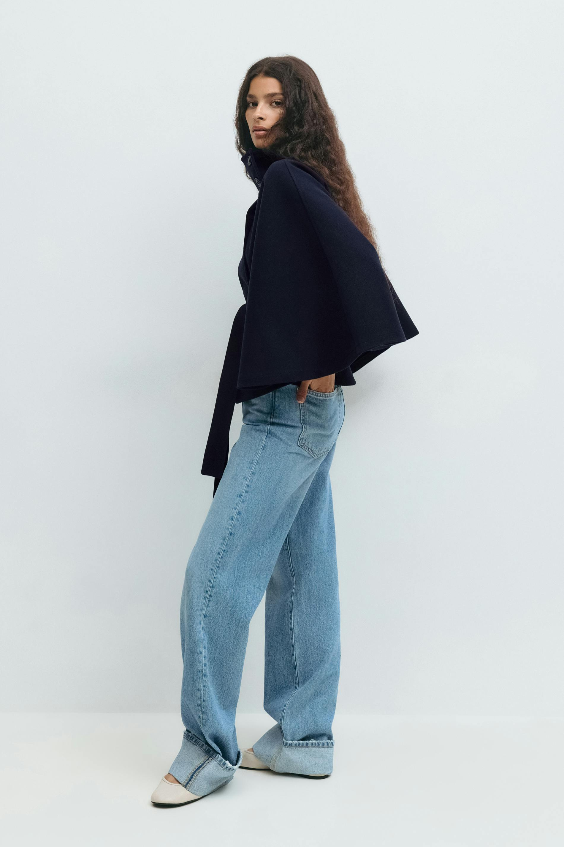 Veste Cape Ceinturée Avec Manches Cape Pour Femmes | Idéale Pour Un Usage Quotidien