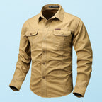 Chemise à Manches Longues avec Poches Poitrine pour Homme | Idéal pour Usage Quotidien et Activités