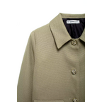 Blazer Court Beige Avec Boutons Dorés Pour Femme | Idéal Pour Mi-Saison