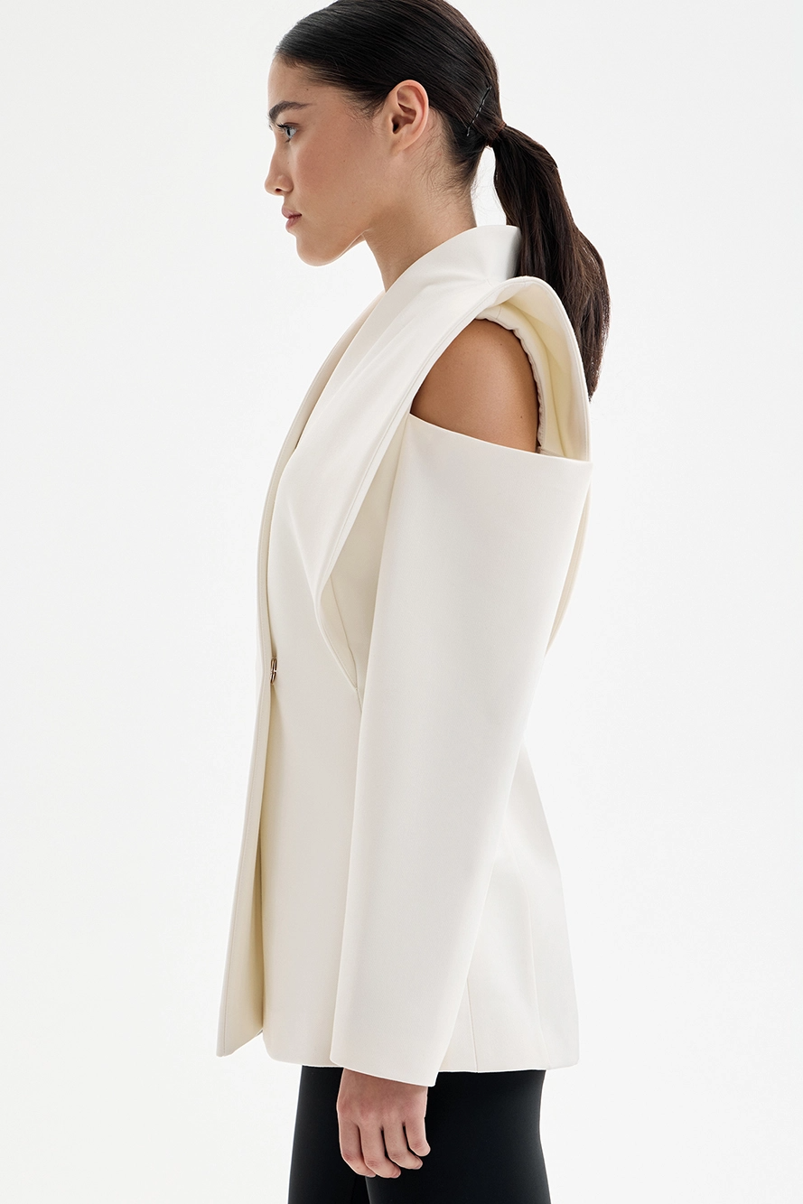 Blazer à Épaules Structurées pour Femme | Idéal pour Saison Froide