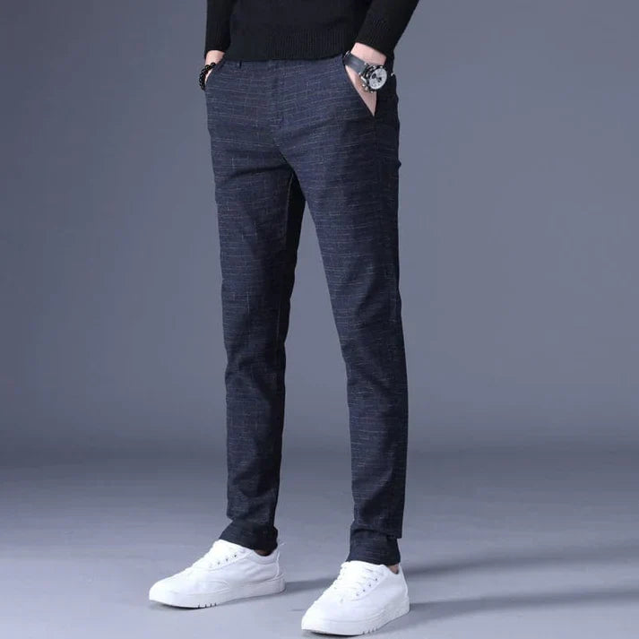 Pantalon à Coupe Droite pour Homme | Idéal pour le Bureau ou les Sorties Décontractées