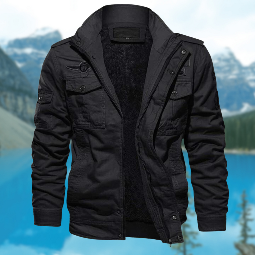 Blouson Bomber Avec Fermeture Zippée Et Col Montant Pour Hommes | Idéal Pour Un Usage Quotidien
