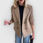 Blazer Femme Avec Manches En Maille | Idéal Pour Bureau Et Loisirs